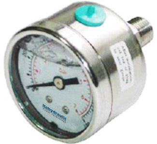 MANOVACUOMETRO FULL INOXIDABLE 40mm -1-2 BAR -30Hg-30PSI ABAJO 1-8NPT_ AC INOX 304