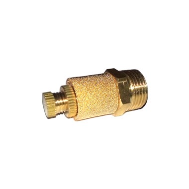 SILENCIADOR BRONCE SINTERIZADO C/ REG.CONEX 1/4 INCH BESL 02 INCH