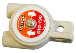 VIBRADOR VIBCO TURBINA NEUMATICO GIO-190 250 LB 7 CFM @ 80 PSI 8500 VPM VELOCIDAD @ 60 PSI 70 D