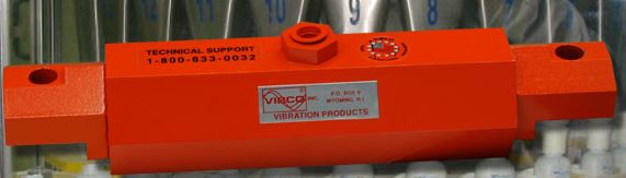 VIBRADOR VIBCO PISTON NEUMATICO 30-2 15 CFM @ 80 PSI 4000 VPM VELOCIDAD @ 60 PSI